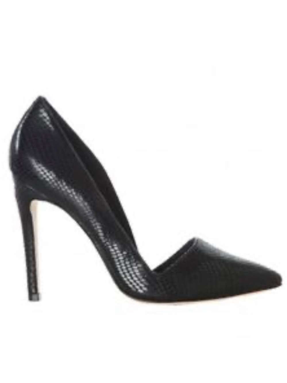 Alice + Olivia Black Pointed Toe Stiletto Pumps!